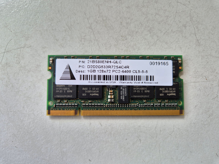 Generic 1GB 128x72 DDR2-800MHz PC2-6400 CL5 SODIMM ( 21BS80ENH-QLC ) REF