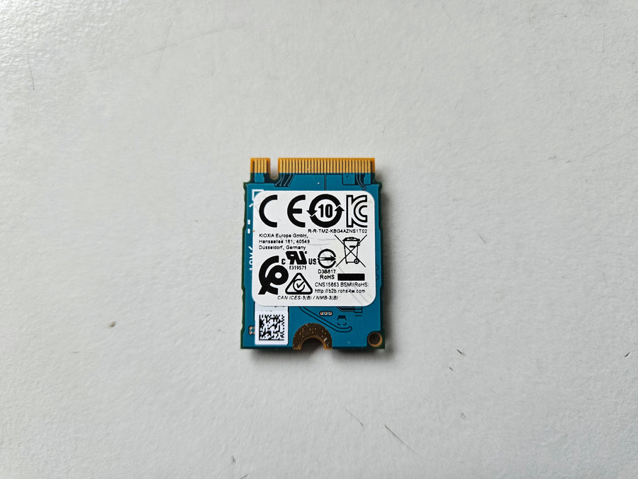 KIOXIA Dell 128GB TLC PCI Express 3.0 x4 NVMe M.2 2230 Internal SSD ( KBG40ZNS128G 09946M ) REF