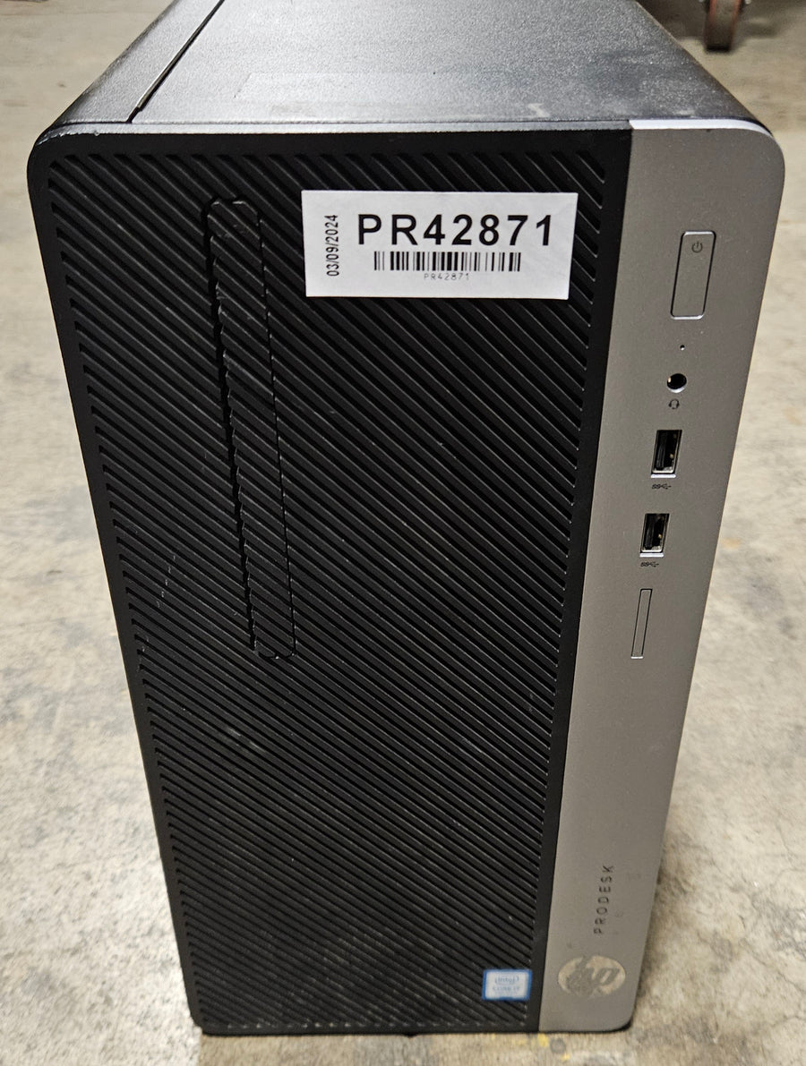 HP ProDesk 400 G4 MT DVD 8GB RAM i7-7700 3.60GHz NO HDD NO OS PC ( 1JJ77ET#ABU ) USED