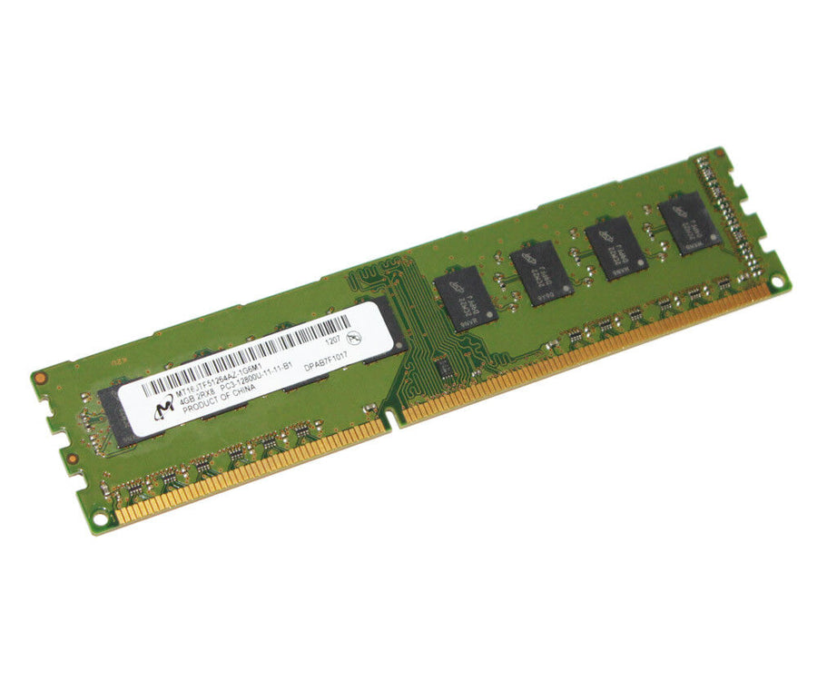 Micron HP 4GB PC3-12800 DDR3-1600MHz non-ECC Unbuffered CL11 240-Pin DIMM ( MT16JTF51264AZ-1G6M1 655410-150 ) REF