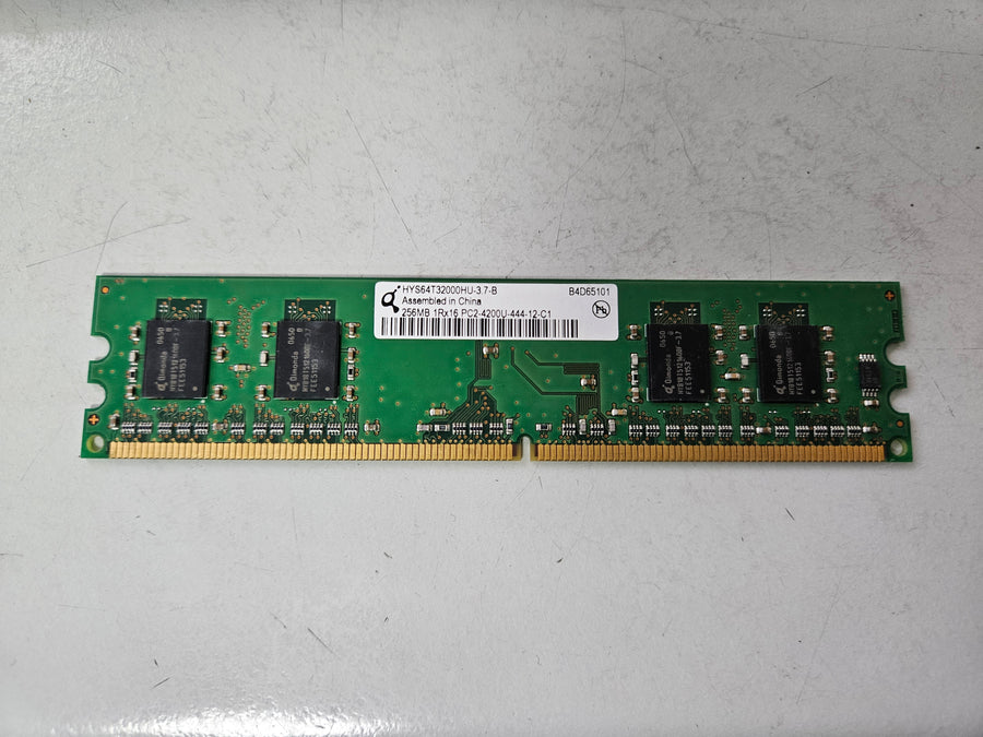 Infineon 256MB DDR2-533MHz PC2-4200 CL4 240-Pin UDIMM ( HYS64T32000HU-3.7-B ) REF