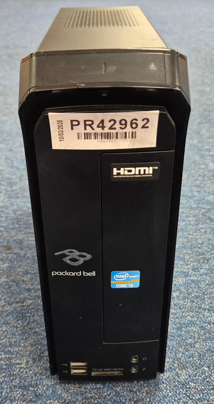 Packard Bell iMedia S2870 500GB HDD DVD 8GB RAM i3-3220 3.3GHz Win10 PC ( iMdS2870_Hc ) USED