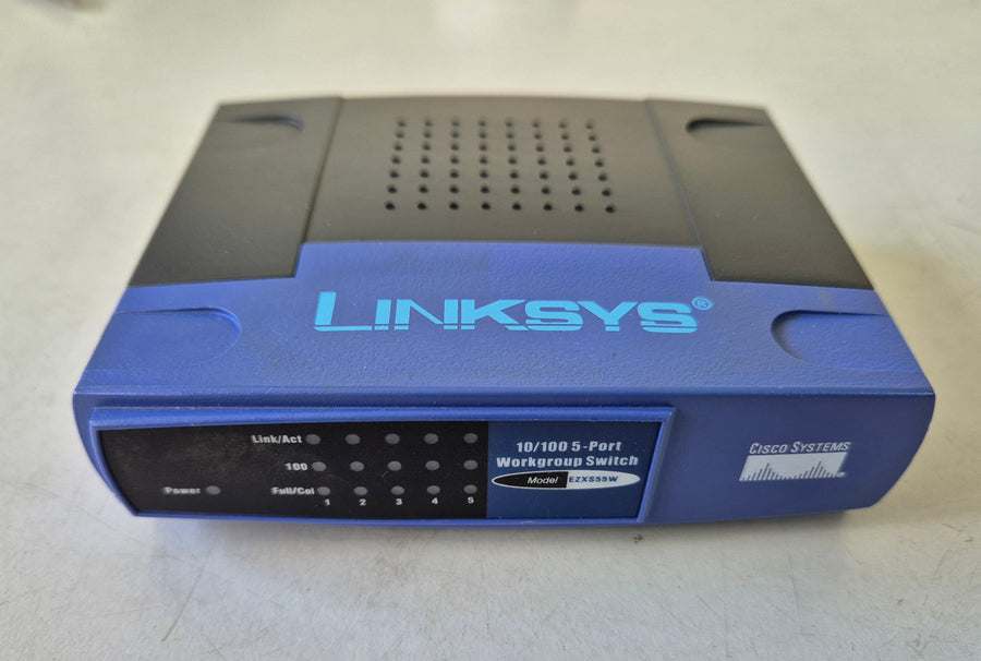 Linksys 5port 10/100 Workgroup Switch Ver.3 WITH PSU ( EZXS55W ) REF