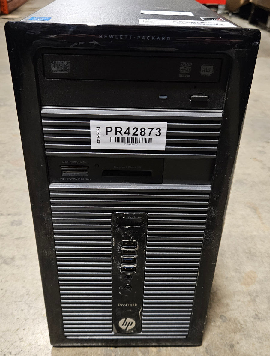 HP ProDesk 490 G1 MT DVD 8GB RAM i7-4770 3.40GHz NO HDD NO OS PC ( D5T67EA#ABU ) USED
