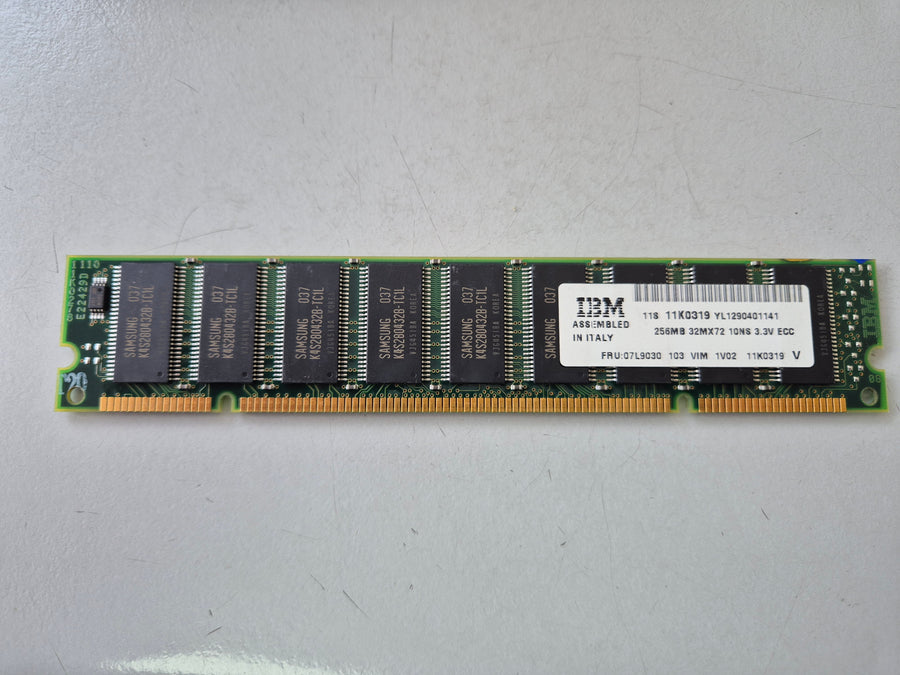 IBM 256MB 200-Pin 32MX72 10NS 3.3V ECC SDRAM DIMM ( 07L9030 11K0319 ) REF