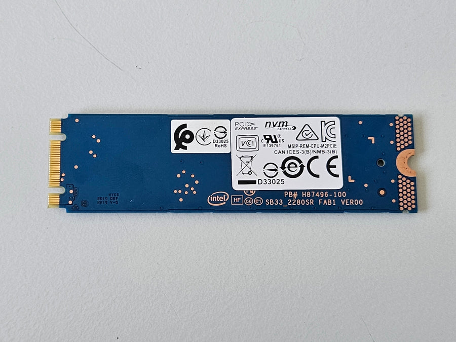 Intel Optane 16GB 3D Xpoint PCI Express 3.0 x2 NVMe M.2 2280 SSD ( MEMPEK1W016GA ) REF