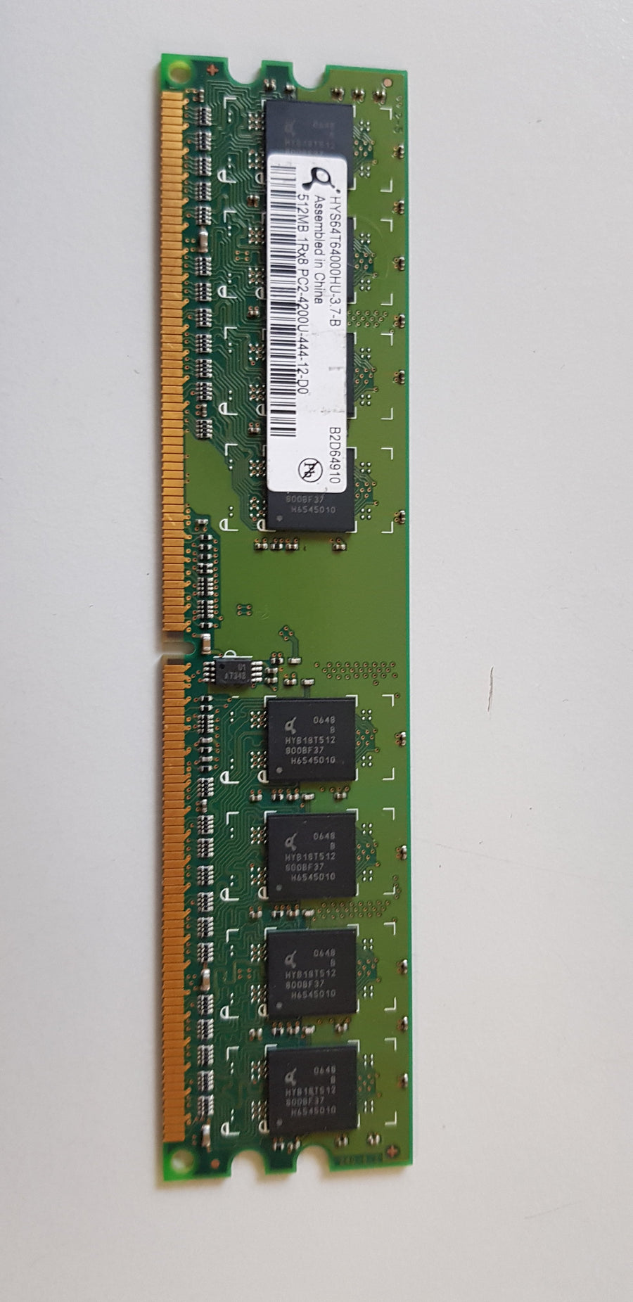 Infineon 512MB PC2-4200 DDR2-533MHz non-ECC Unbuffered CL4 240-Pin DIMM Memory Module(HYS64T64000HU-3.7-B)