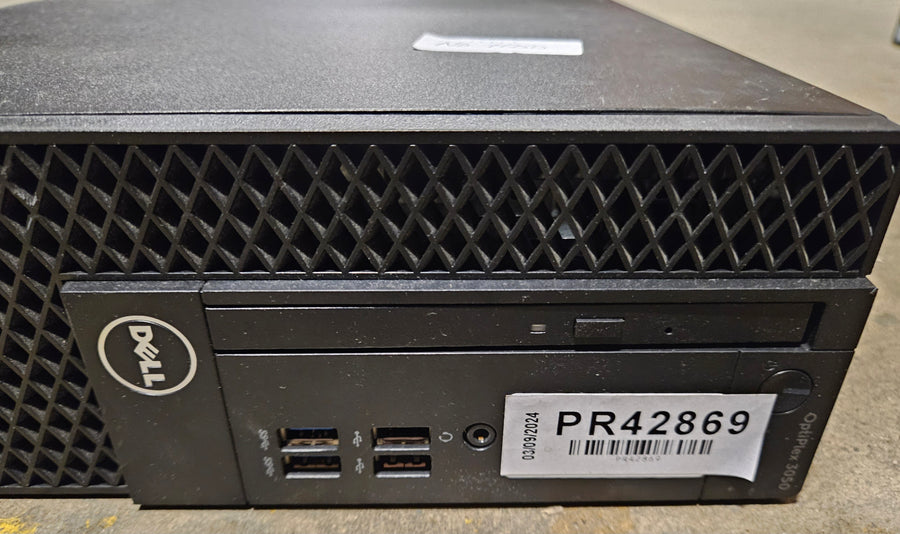 Dell Optiplex 3050 SFF DVD 4GB RAM i5-7500 3.40GHz NO HDD NO OS PC ( D11S002 ) USED