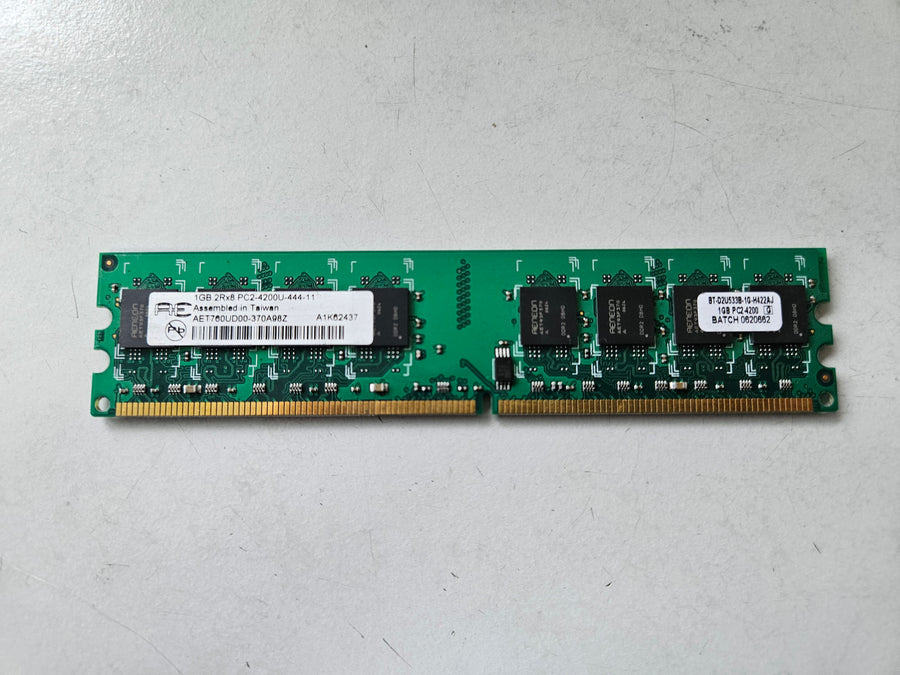 Aeneon 1GB DDR2 PC2-4200U 533MHz 240Pin DIMM ( AET760UD00-370A98Z ) REF