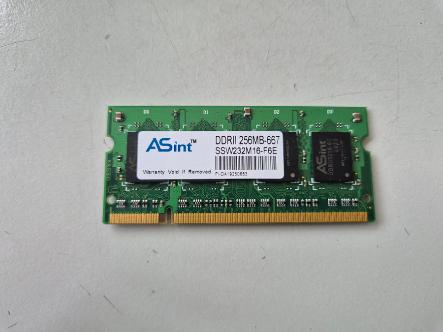 ASint 512MB 667MHz DDR2 PC2-5300 SODIMM ( SSW232M16-F6E ) REF