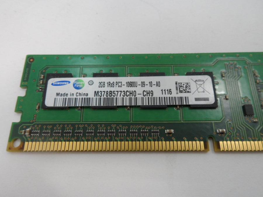 Samsung 2GB PC3-10600 DDR3-1333MHz non-ECC Unbuffered CL9 240-Pin DIMM ( M378B5773CH0-CH9 26179 ) REF
