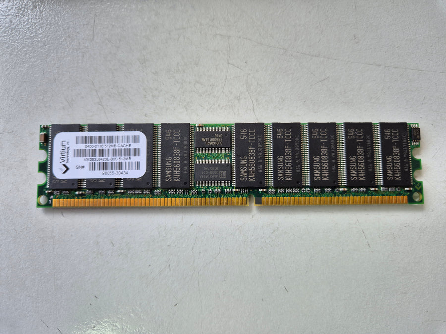 Virtium 512MB PC3200 DDR-400MHz Registered ECC CL3 184-Pin DIMM ( VM383L6423E-B0S ) REF