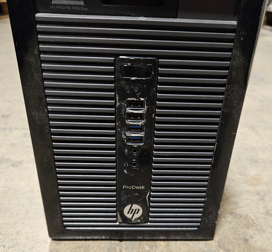 HP ProDesk 490 G1 MT DVD 8GB RAM i7-4770 3.40GHz NO HDD NO OS PC ( D5T67EA#ABU ) USED