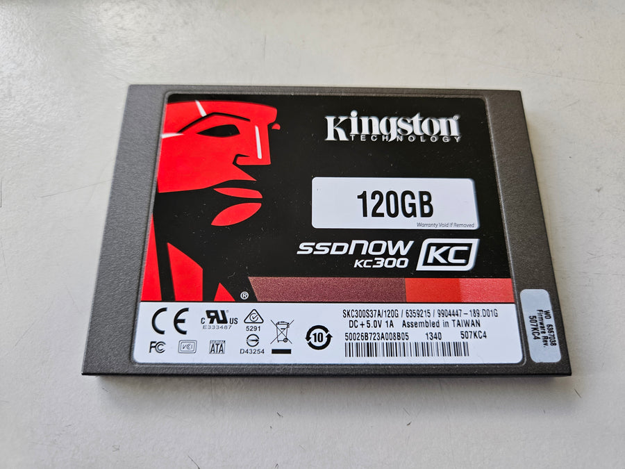 Kingston SSDNow KC300 120GB 6Gb/s 2.5" SSD ( SKC300S37A/120G ) REF