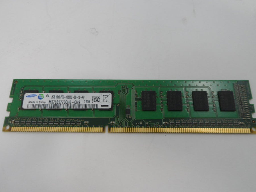 Samsung 2GB PC3-10600 DDR3-1333MHz non-ECC Unbuffered CL9 240-Pin DIMM ( M378B5773CH0-CH9 26179 ) REF