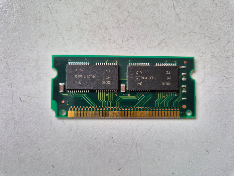 Micron 4MB EDO 60ns 2c 1x16 Edo 5v 72-Pin SoDimm ( MT2LDT132HG-6X ) REF