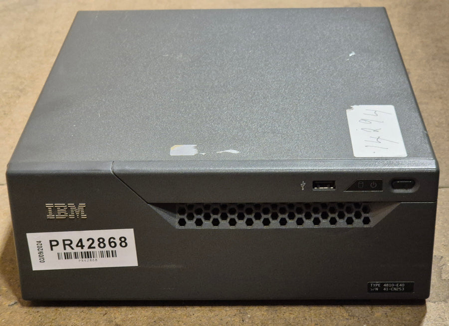 IBM 4810-E40 POS Desktop Intel Celeron 1GHz 1GB RAM NO HDD NO OS ( 4810-E40 ) USED