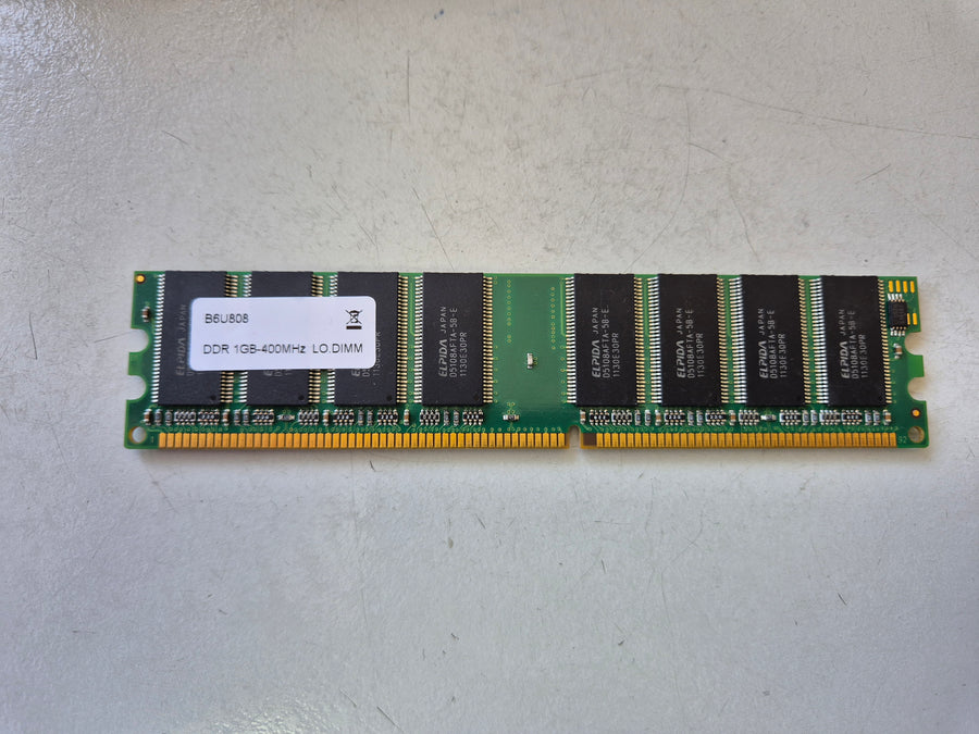 Generic 1GB PC2-3200 DDR2-400MHz non-ECC Unbuffered CL3 240-Pin DIMM ( B6U808 ) REF