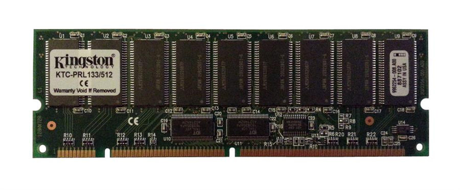 Kingston 512MB PC133 133MHz ECC Registered CL3 168-Pin DIMM ( KTC-PRL133/512 9962254-001 ) REF