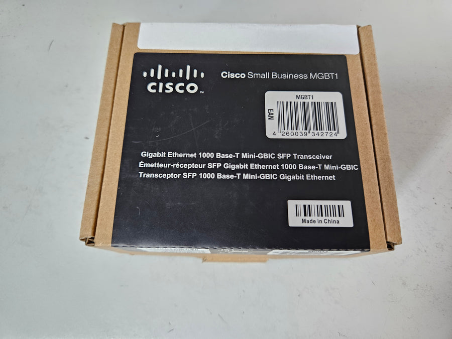 Cisco Small Business 1000BASE-T Mini-GBIC SFP Transceiver ( MGBT1 ) NEW