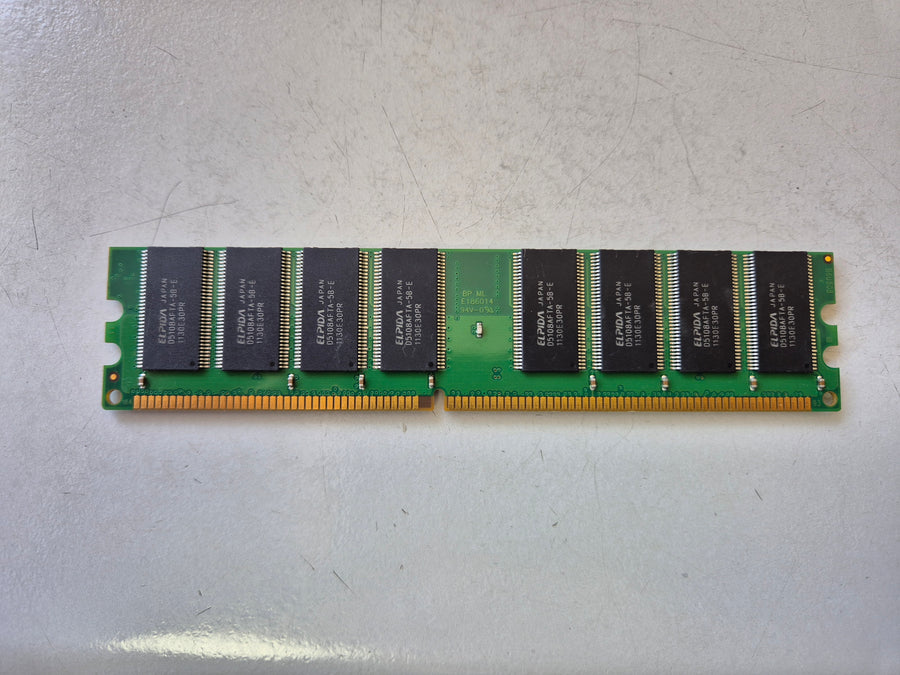 Generic 1GB PC2-3200 DDR2-400MHz non-ECC Unbuffered CL3 240-Pin DIMM ( B6U808 ) REF