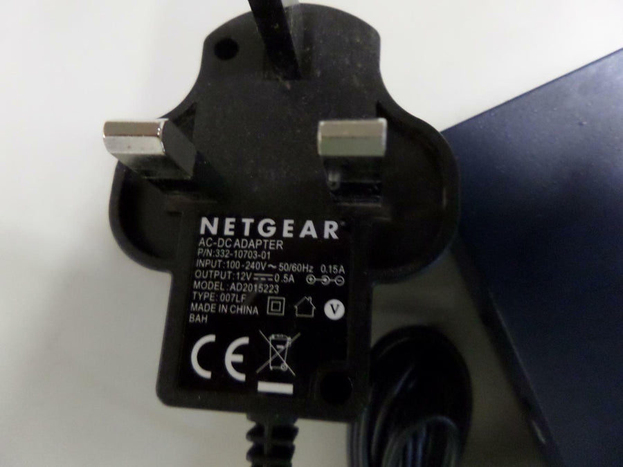 NETGEAR ProSafe 5-Port Gigabit Switch - WITH NETGEAR PSU ( GS105 v5 ) USED