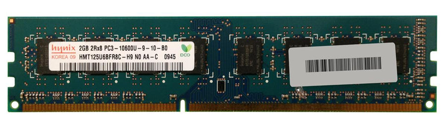 Hynix HP 2GB PC3-10600 DDR3-1333MHz non-ECC Unbuffered CL9 240-Pin DIMM ( HMT125U6BFR8C-H9 497157-B88 ) REF