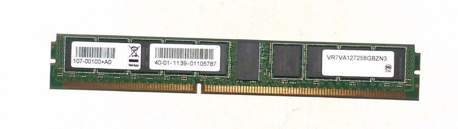 NetApp 4GB PC3-6400 DDR3-800MHz ECC Reg CL6 240-Pin VLP DIMM ( 107-00100+A0 VR7VA127258GBZN3 ) REF