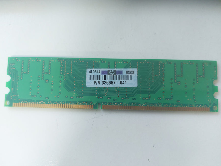 Nanya HP 256MB PC3200 DDR-400MHz non-ECC Unbuffered CL3 184-Pin DIMM ( NT256D64S88C0G-5T 326667-041 ) REF