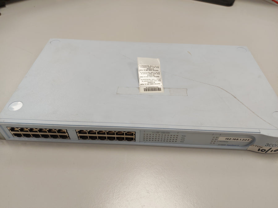 3Com Superstack 3 3300 XM 24-Port 10/100Mbps Switch ( 3C16985B 1698-510-051-4 01 ) USED
