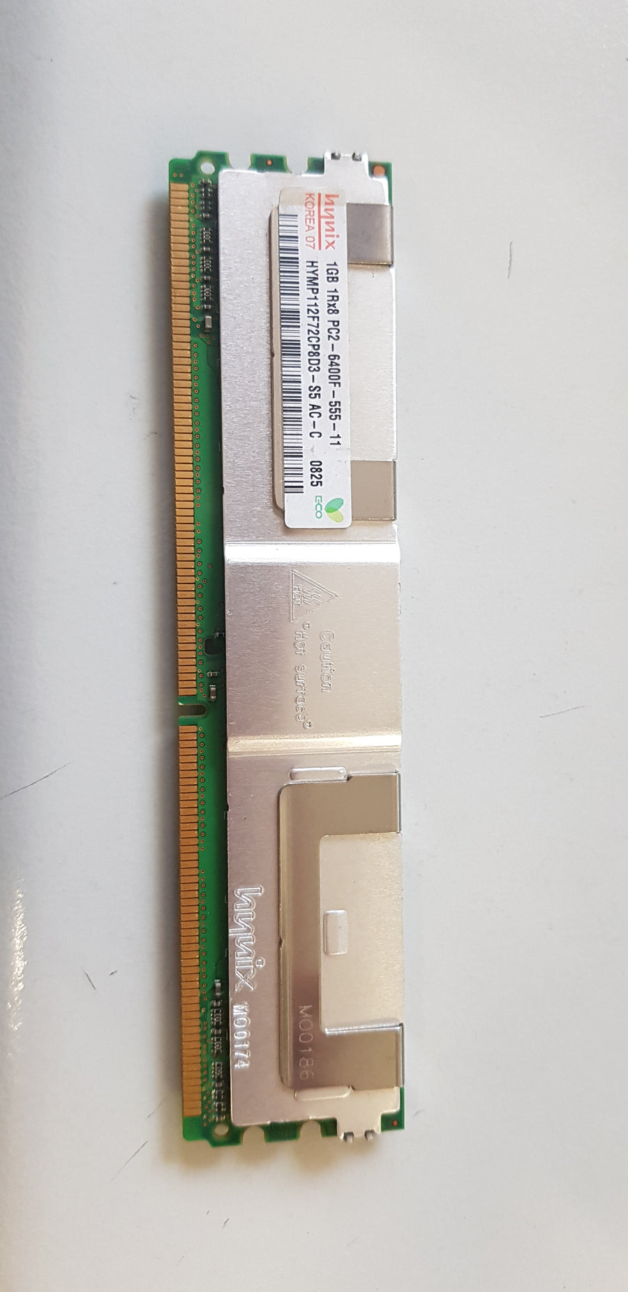 Hynix 1GB PC2-6400 DDR2-800MHz ECC Fully Bufferd CL5 240-Pin DIMM Single Rank Memory Module (HYMP112F72CP8D3-S5)