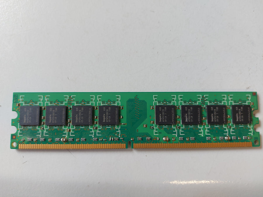 Hynix 1GB PC2-4200 DDR2-533MHz non-ECC Unbuffered CL4 240-Pin DIMM Memory Module ( HYMP512U64BP8-C4 AB-T ) REF