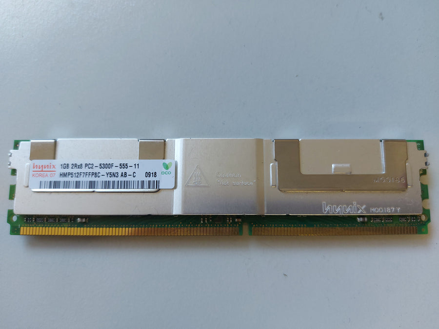 Hynix HP 1GB PC2-5300 DDR2-667MHz ECC Fully Buffered CL5 240-Pin DIMM Memory Module ( HMP512F7FFP8C-Y5N3 398706-051 ) REF