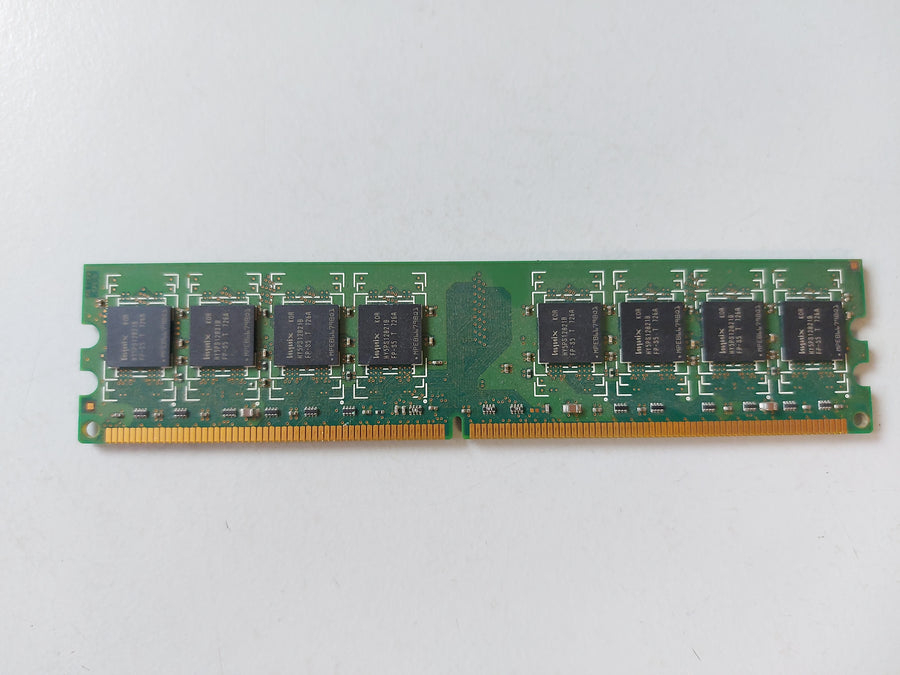 Hynix 1GB PC2-6400 DDR2-800MHz non-ECC Unbuffered CL6 240-Pin DIMM Memory Module ( HYMP512U64BP8-S5 AB-T ) REF