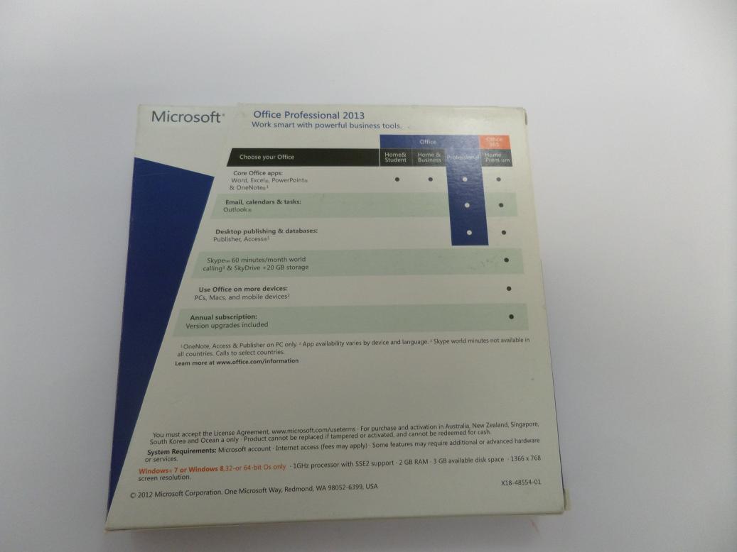 PR24976_X18-08791_Microsoft Office Professional 2013 1 User Licence - Image3
