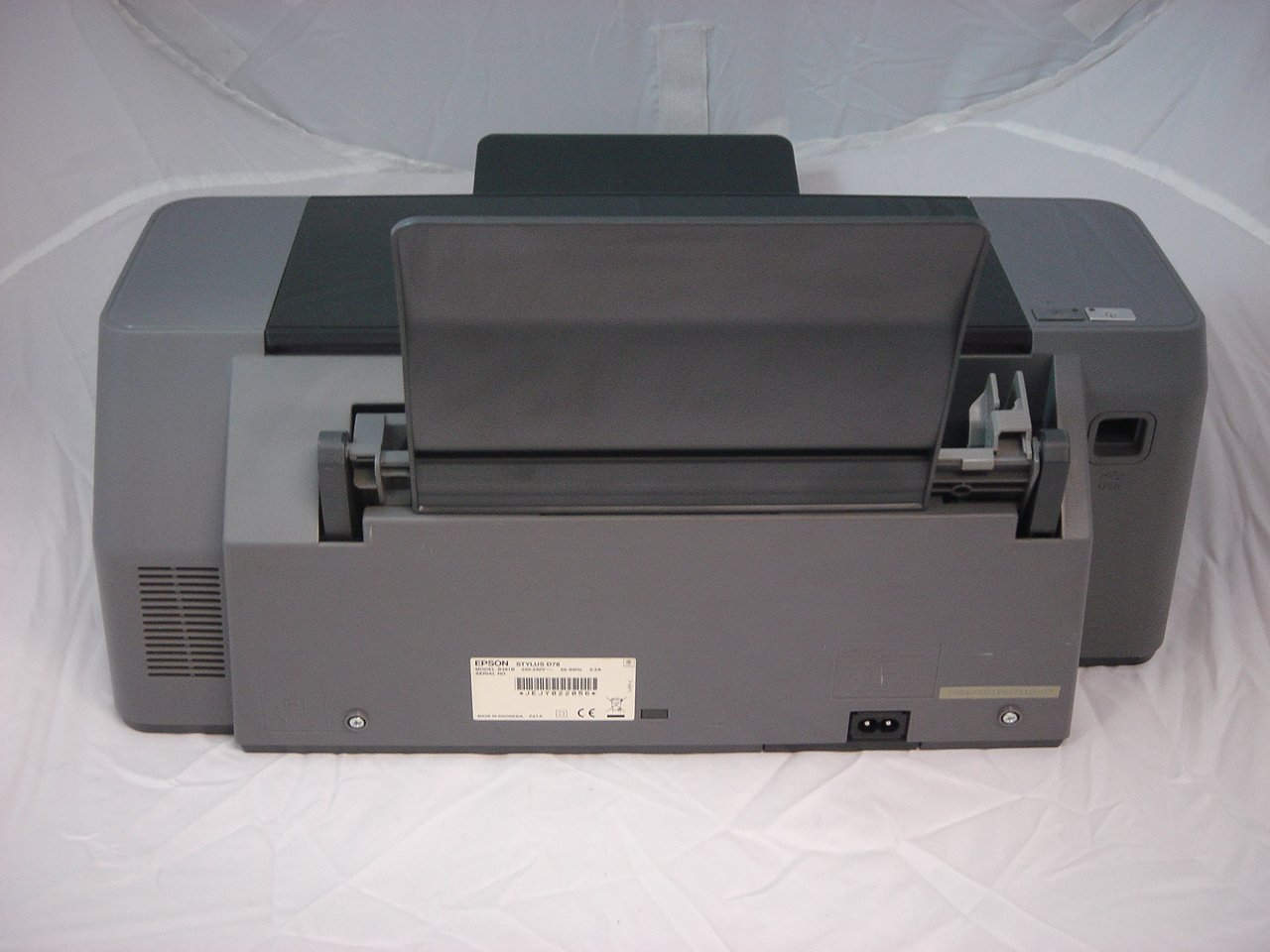 PR04273_B391B_Epson Stylus D78 Colour Inkjet Printer - 22 Black - Image4