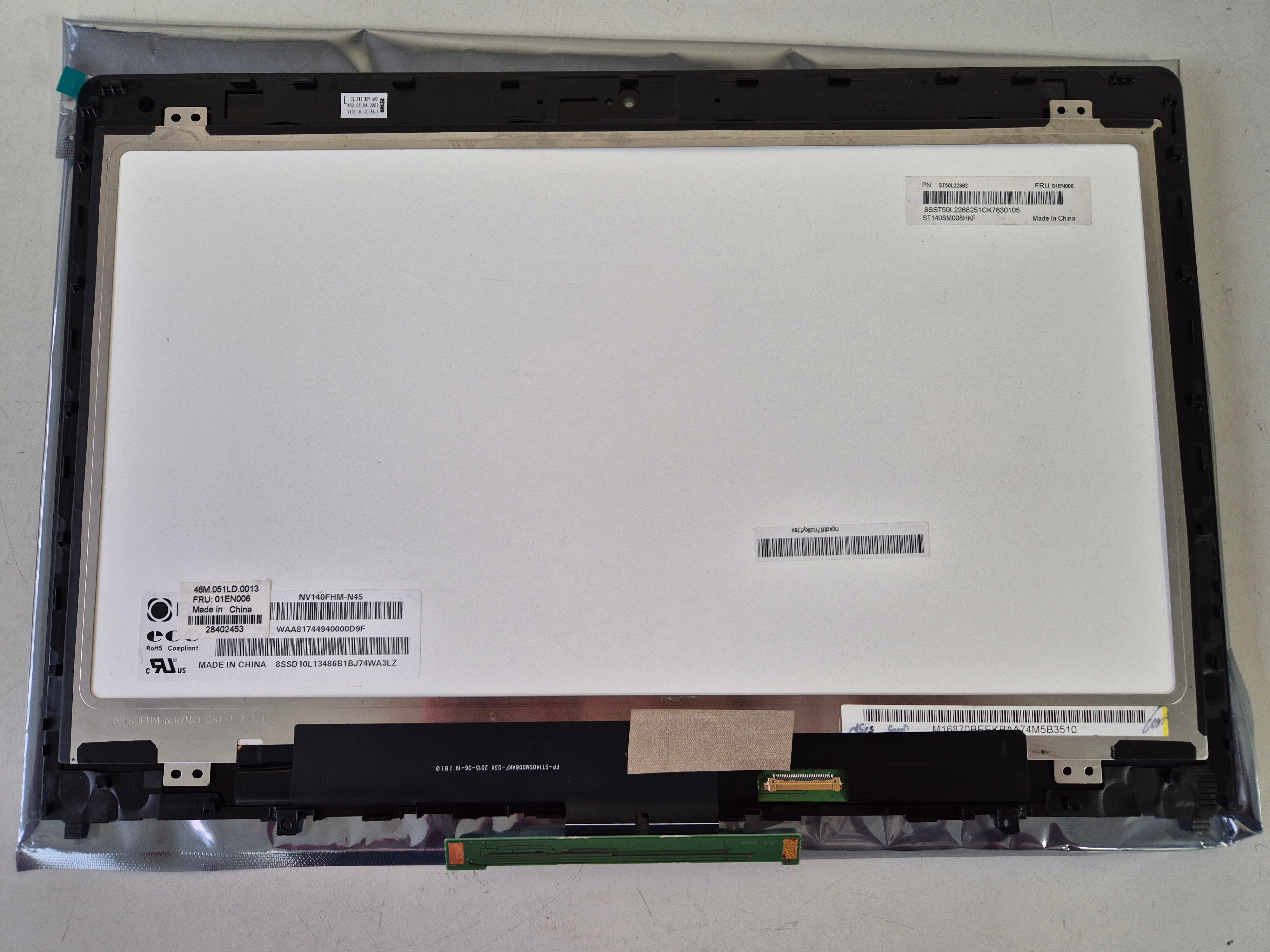 Lenovo Yoga 460 14" LCD Replacement screen ( 01EN006 ) REF