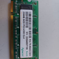 Apacer 256MB DDR2 RAM 200-pin SO-DIMM PC2-4300S CL4 Memory Module 75.854AC.G03