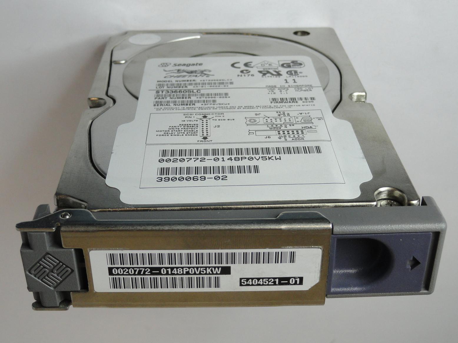 PR11302_9T5006-026_Seagate Sun 36GB SCSI 80 Pin 10Krpm 3.5in HDD - Image2
