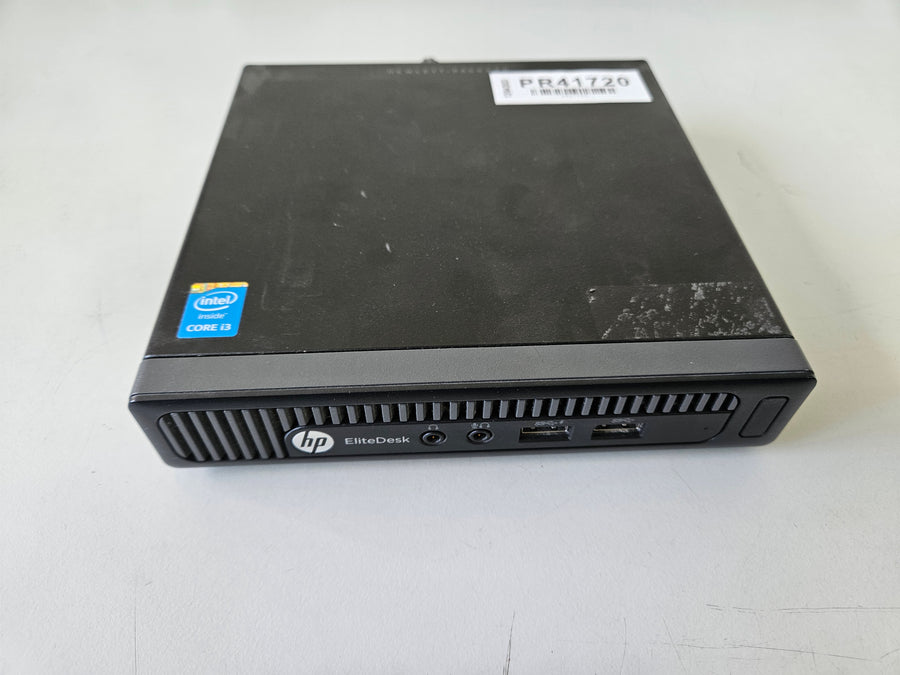 HP EliteDesk 800 G1 DM 120GB SSD 4GB RAM i3-4160T 3.1GHz Win10 Pro Mini Desktop ( TPC-F063-DM L9W49ET#ABU ) USED