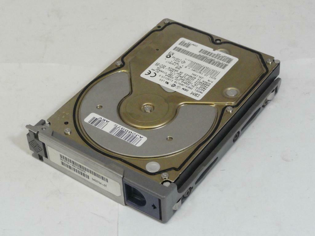 Sun IBM 9.1GB SCSI 80pin 7200rpm 3.5in HDD in Caddy ( 25L1991 DNES-309170 390-0007-04 3900007-04 540-3704-01 ) REF