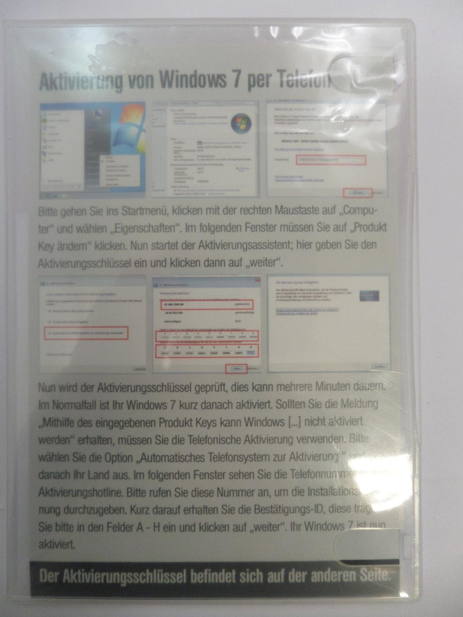 QGF-00071 - Microsoft Windows 7 Home Premium inkl SP1 32 Bit UK - NOB