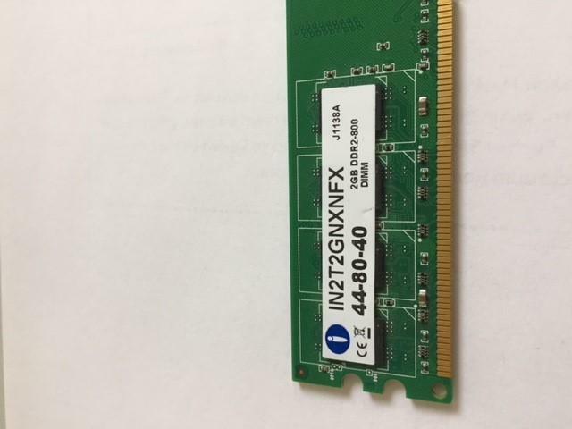 Integral 2GB DDR2-800MHz PC2-6400 240-Pin DIMM ( IN2T2GNXNFX ) REF