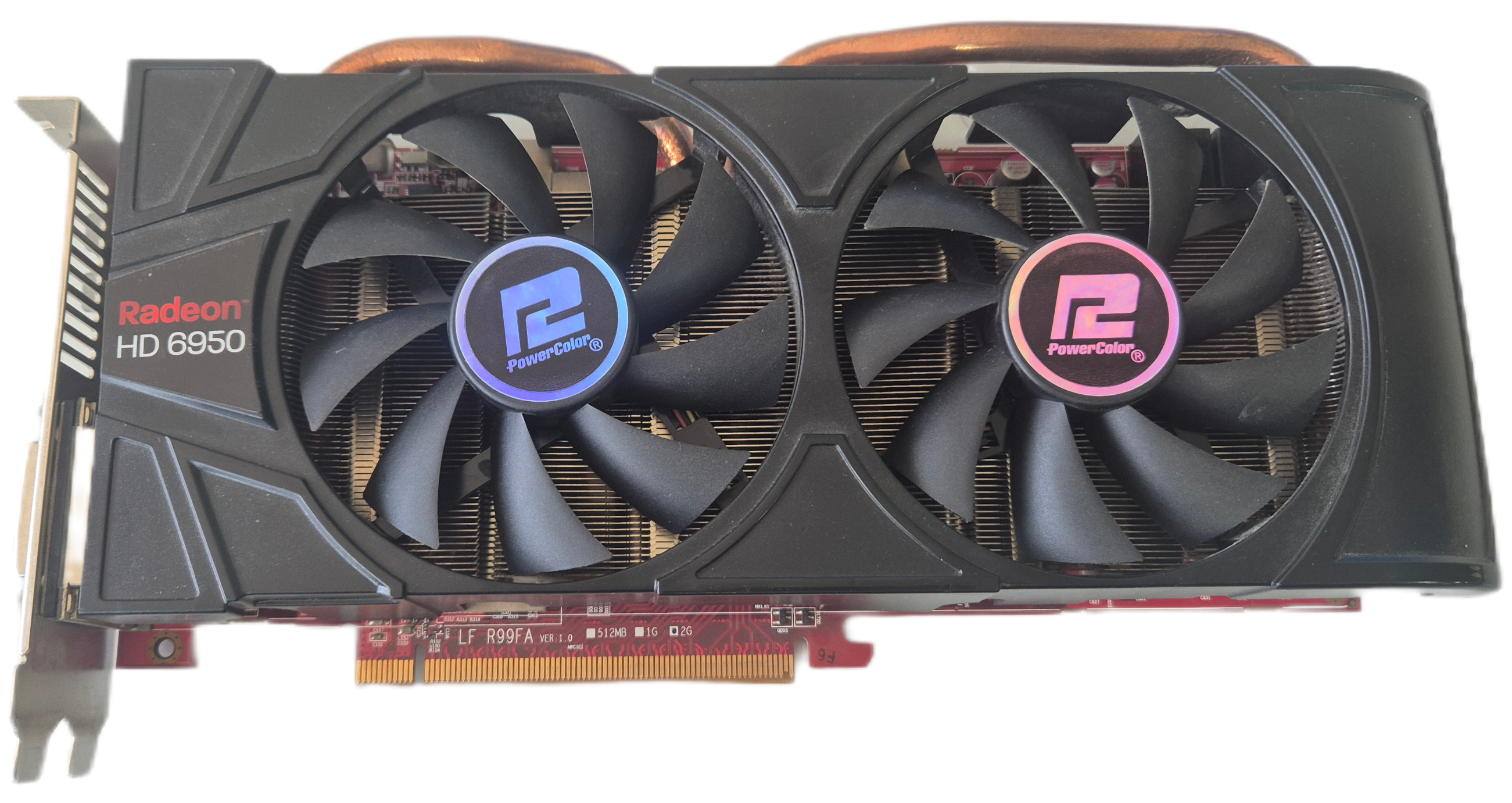 PowerColor Radeon HD 6950 2GB GDDR5 GPU ( AX6950 2GBD5-M2DH ) USED
