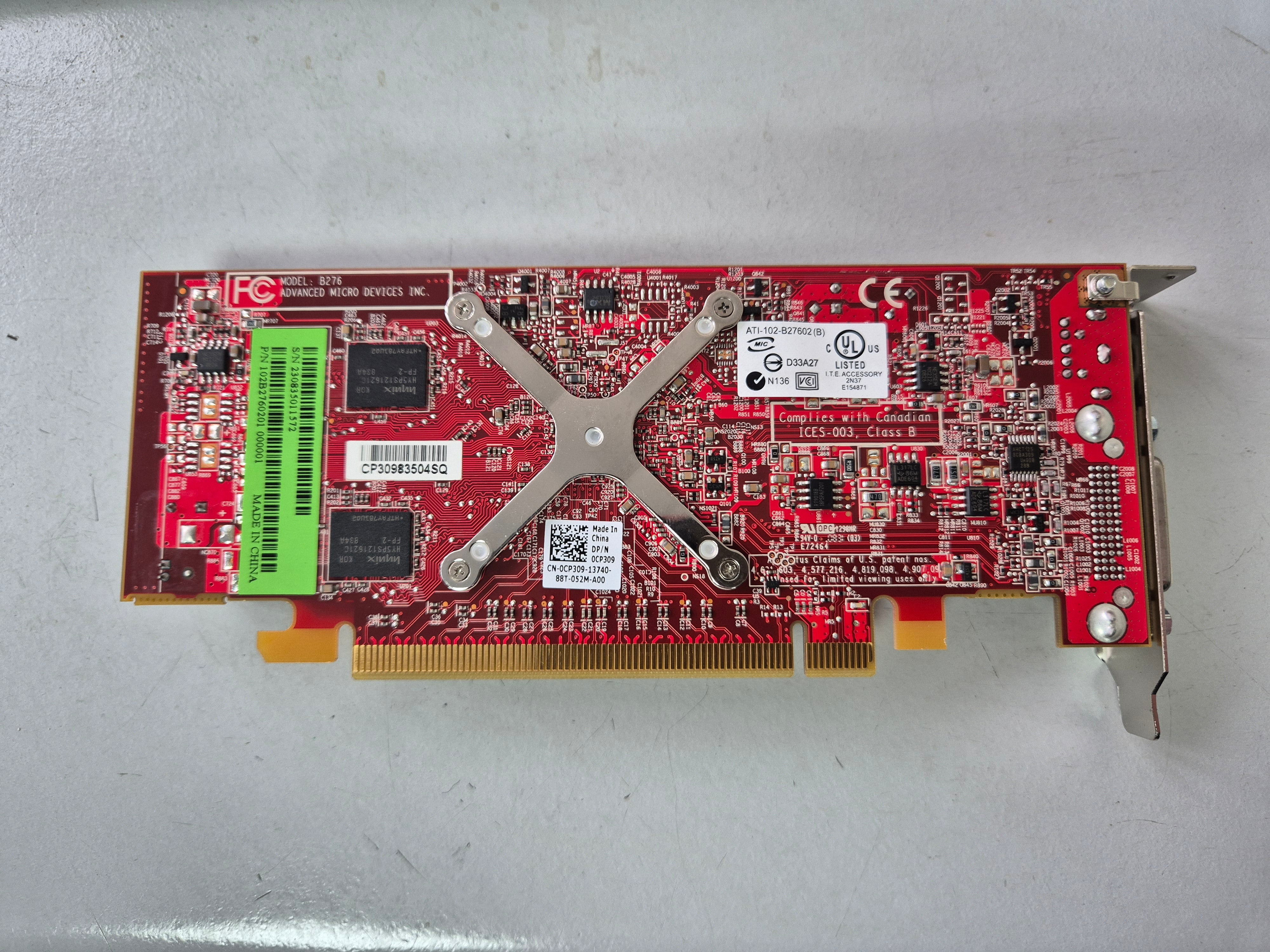 Dell ATI Radeon HD2400 XT 256MB GDDR2 DMS-59 PCIe Graphics Card ( ATI-102-B27602 109-B27631-00 0CP309 ) USED
