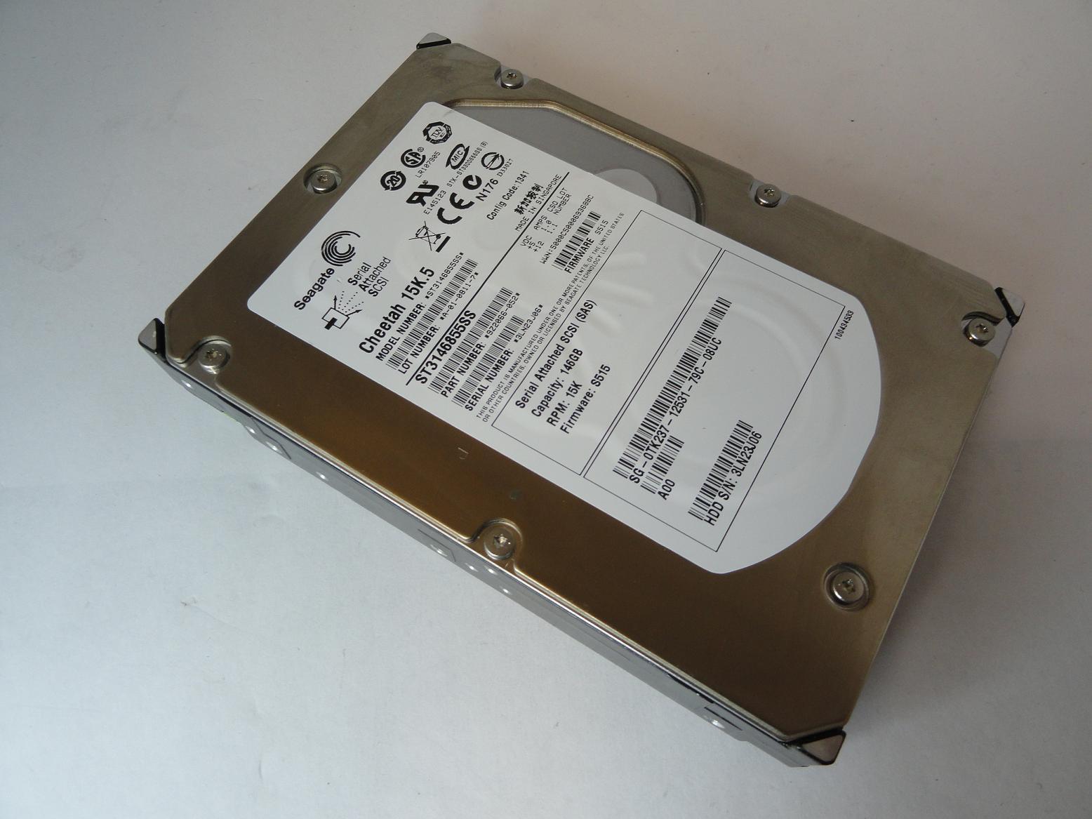 PR23075_9Z2066-052_Seagate Dell 146Gb SAS 15Krpm 3.5in HDD - Image3
