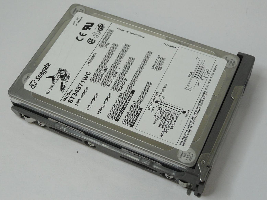 9C6004-050 - Seagate Sun 4.3GB SCSI 80 Pin 7200rpm 3.5in Barracuda HDD in Caddy - Refurbished