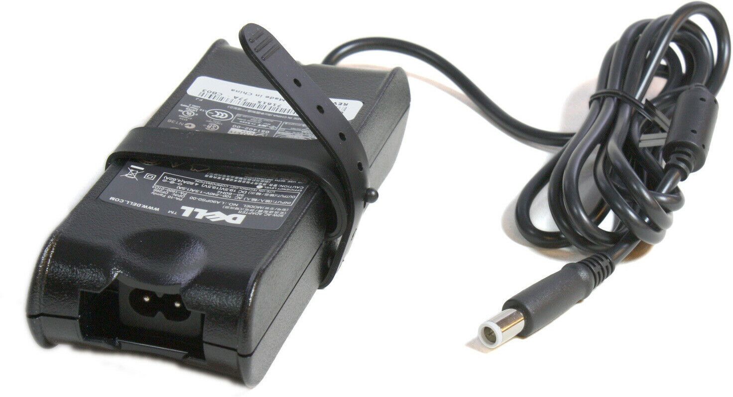 DELL AC-DC Adapter 19.5V 4.62A 90W 7.4mm x 5.0mm Tip ( MM545 DA90PS1-00 ) USED