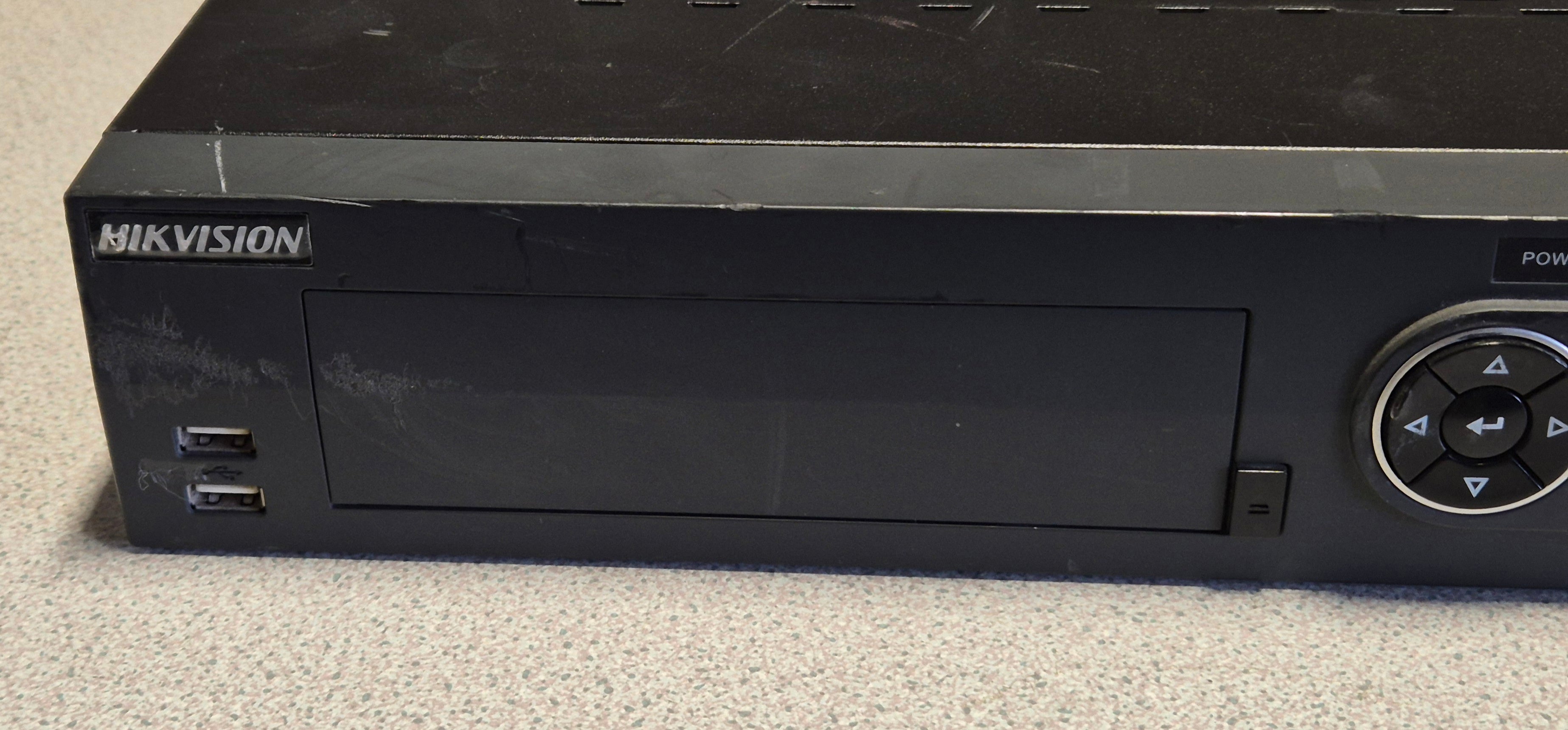 HIKVision 16 Channel Turbo HD DVR - 2x6GB HDD - password reset - DVD require new band ( DS-7316HUHI-F4 ) USED