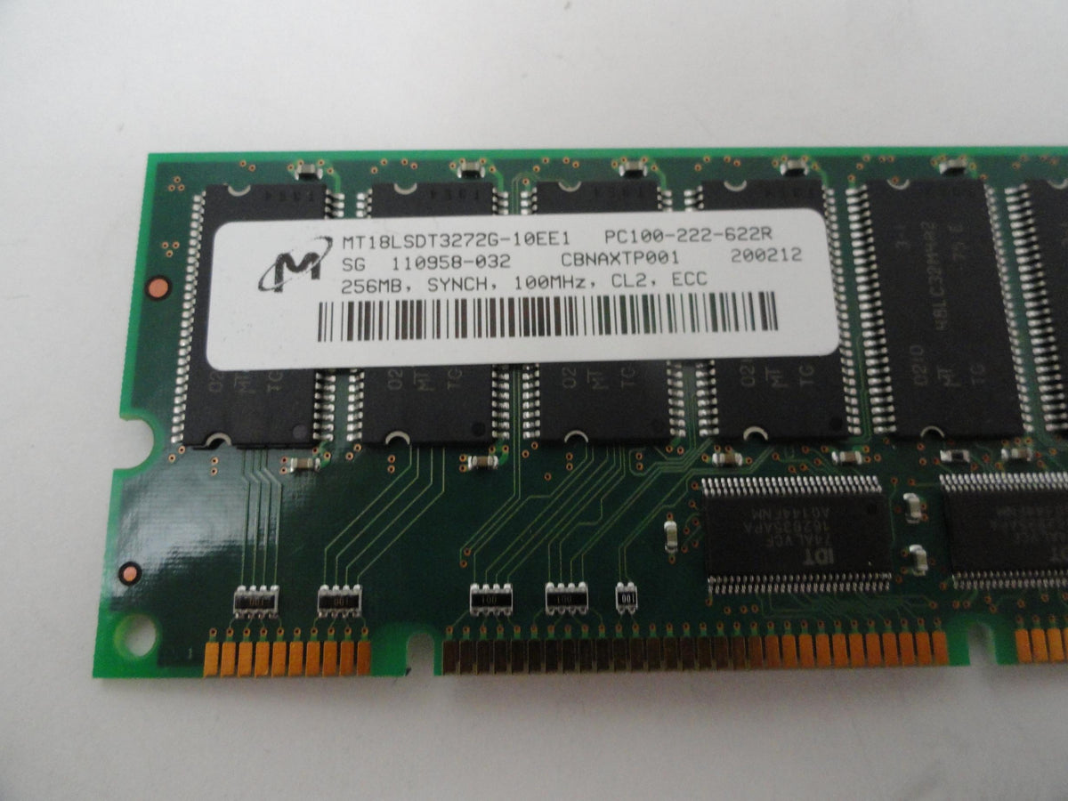 Micron 256Mb 100MHz CL2 ECC DIMM ( MT18LSDT3272G-10EB1  ) REF